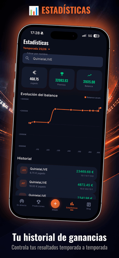Quiniela Live app